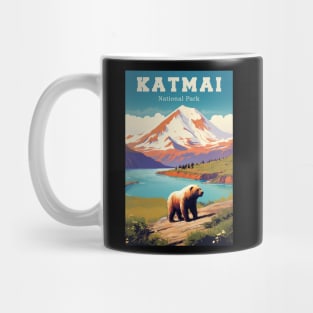 Katmai National Park Travel Poster Mug